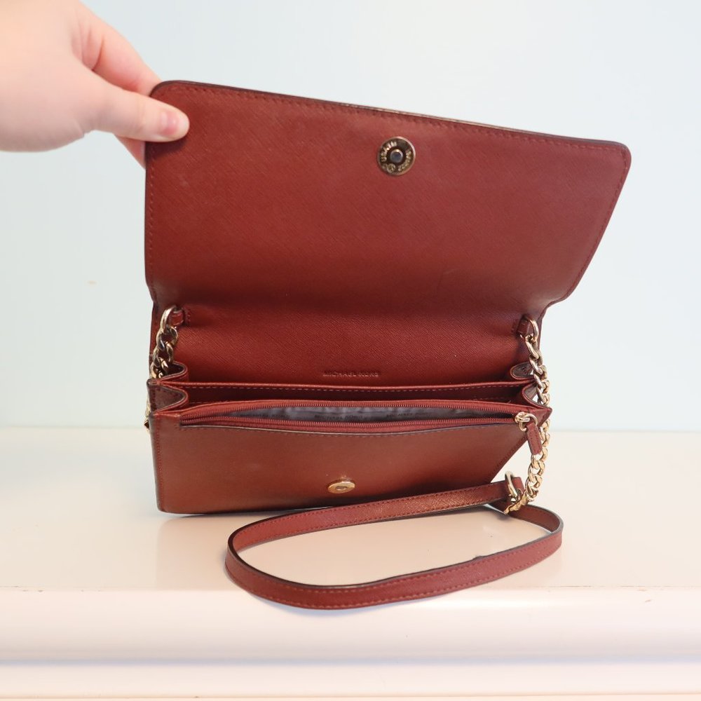 Michael Michael Kors Daniela Large Crossbody Red/… - image 7